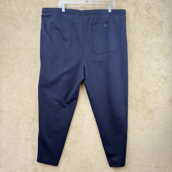 Express Joggers Mens XL Navy Blue Stretch Sweatpants Drawstring Athletic Lounge - Picture 2 of 7